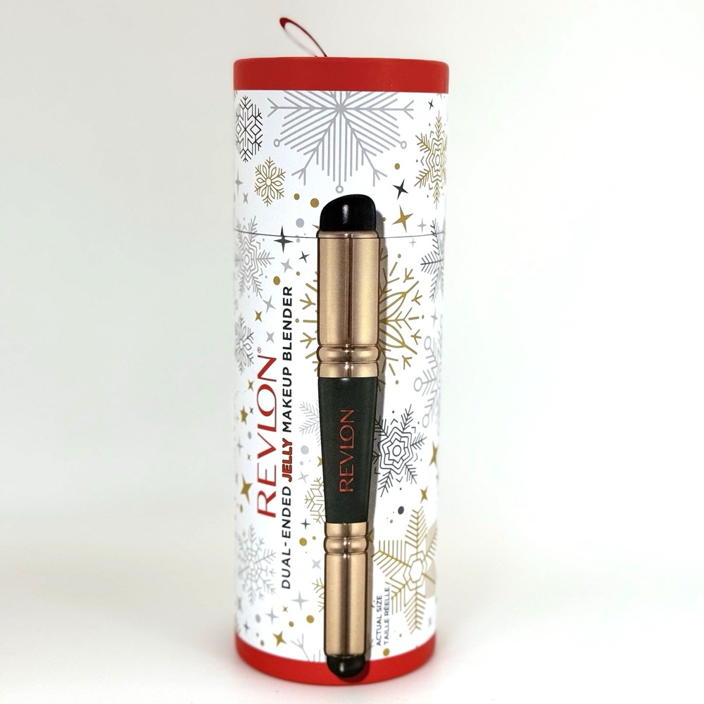 Revlon Dual-Ended Jelly Makeup Blender Brush Tool Holiday‎ Edition NWT